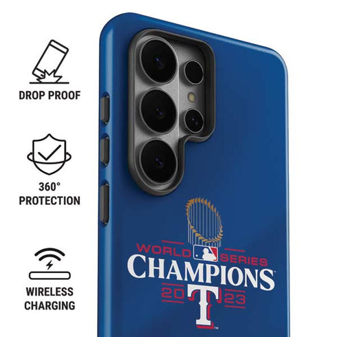 2023 World Series Champions Texas Rangers Galaxy S26 Ultra Impact Case