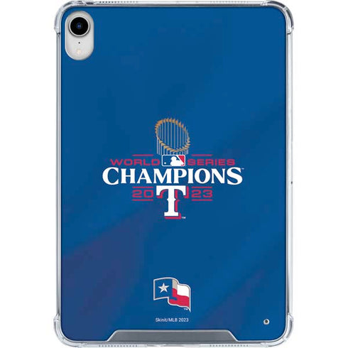 2023 World Series Champions Texas Rangers iPad 11th Gen (2025) Clear Case