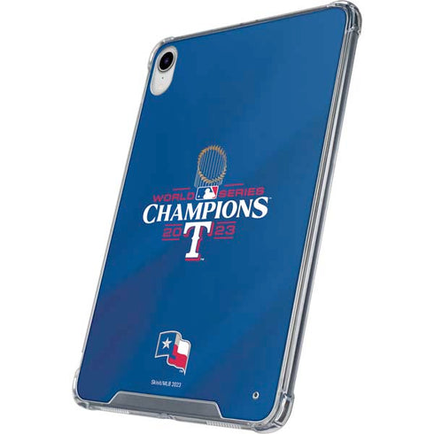 2023 World Series Champions Texas Rangers iPad 11th Gen (2025) Clear Case