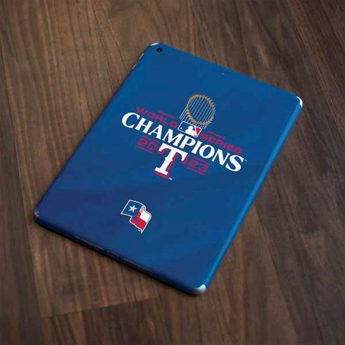 2023 World Series Champions Texas Rangers Apple iPad Skin