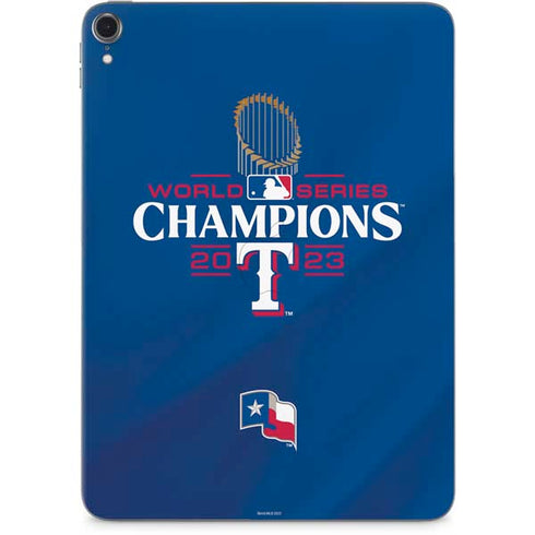 2023 World Series Champions Texas Rangers Apple iPad Pro Skin