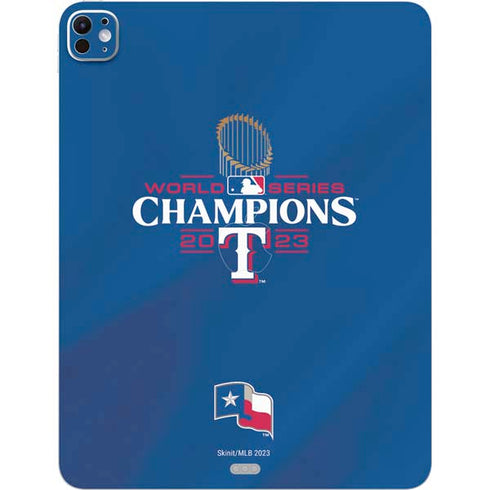 2023 World Series Champions Texas Rangers iPad Pro 13in M4 (2024) Skin