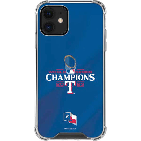 2023 World Series Champions Texas Rangers iPhone 12 Mini Clear Case