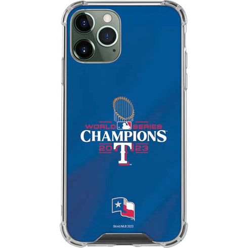 2023 World Series Champions Texas Rangers iPhone 12 Pro Max Clear Case