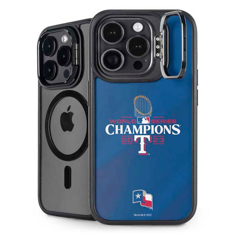 2023 World Series Champions Texas Rangers iPhone 15 Pro Max Kickstand Case