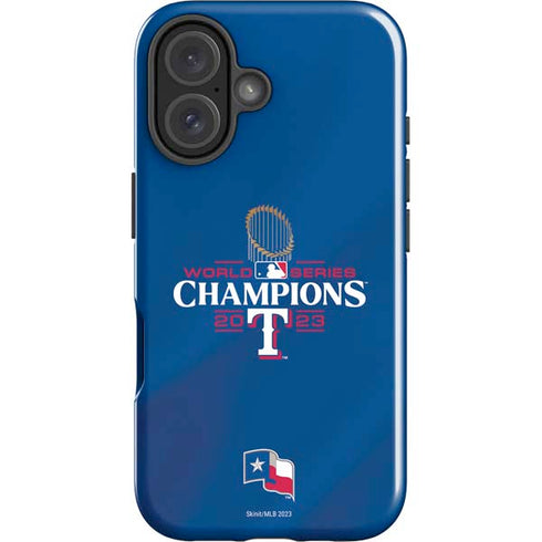 2023 World Series Champions Texas Rangers iPhone 16 Impact Case