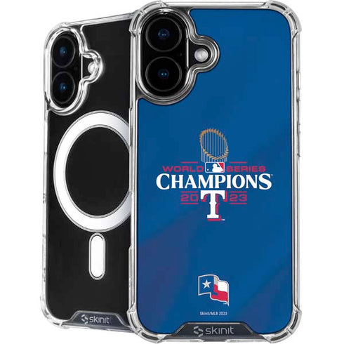 2023 World Series Champions Texas Rangers iPhone 16 Plus MagSafe Case