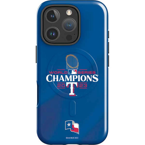 2023 World Series Champions Texas Rangers iPhone 16 Pro Magsafe Impact Case