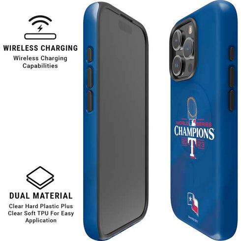 2023 World Series Champions Texas Rangers iPhone 16 Pro Magsafe Impact Case