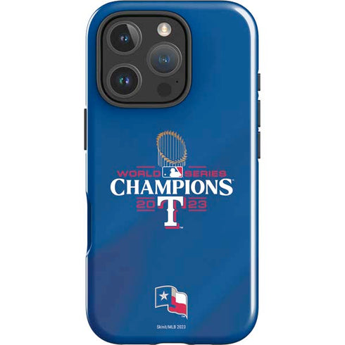 2023 World Series Champions Texas Rangers iPhone 16 Pro Max Impact Case