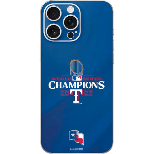 2023 World Series Champions Texas Rangers iPhone 16 Pro Max Skin