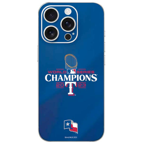 2023 World Series Champions Texas Rangers iPhone 16 Pro Skin