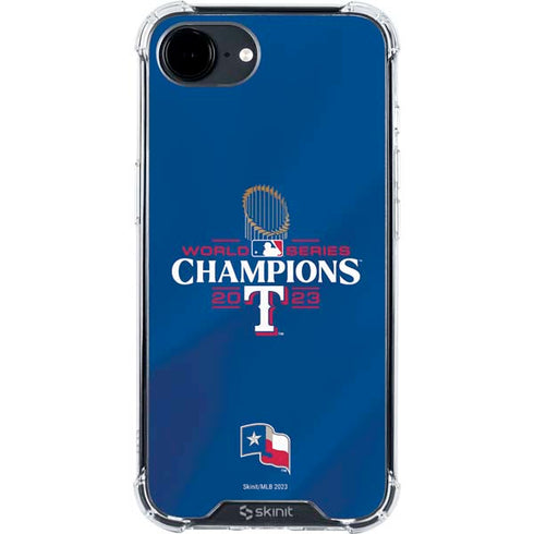 2023 World Series Champions Texas Rangers iPhone 16e Clear Case