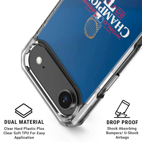 2023 World Series Champions Texas Rangers iPhone 17 Air Clear Case