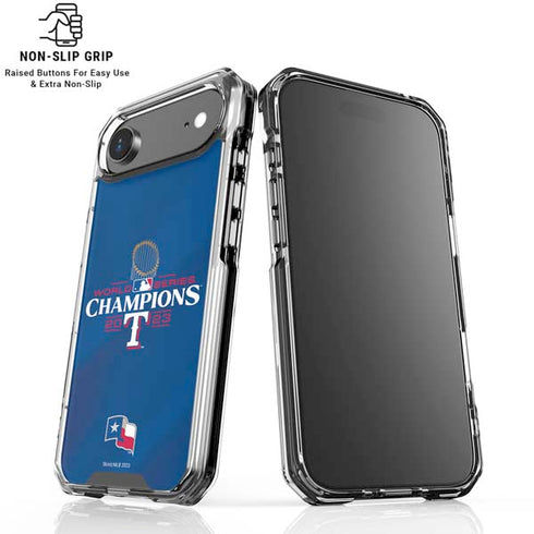 2023 World Series Champions Texas Rangers iPhone 17 Air Clear Case