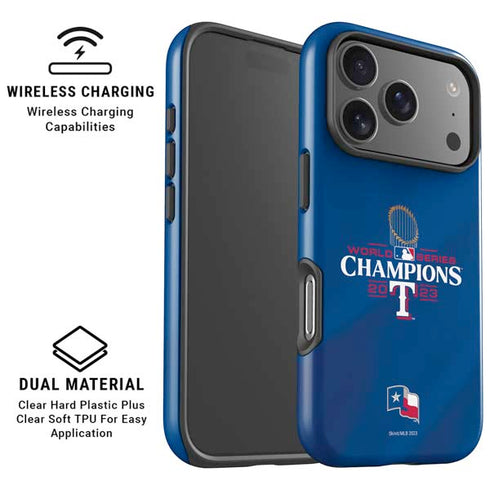 2023 World Series Champions Texas Rangers iPhone 17 Pro Magsafe Impact Case