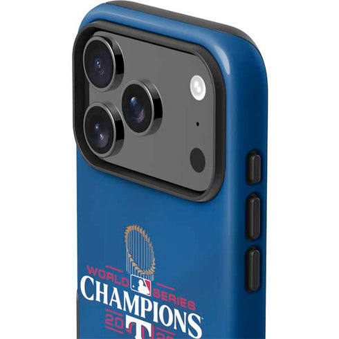 2023 World Series Champions Texas Rangers iPhone 17 Pro Max Impact Case