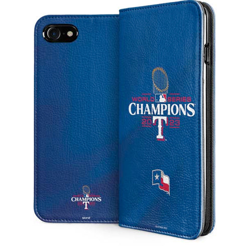 2023 World Series Champions Texas Rangers iPhone SE (2nd & 3rd Gen) Folio Case