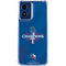 2023 World Series Champions Texas Rangers Moto G 5G (2024) Clear Case