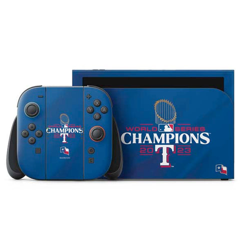 2023 World Series Champions Texas Rangers Nintendo Skins