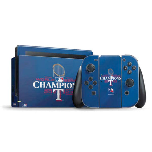 2023 World Series Champions Texas Rangers Nintendo Skins