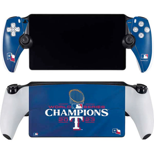 2023 World Series Champions Texas Rangers PlayStation Portal Remote Player Skin