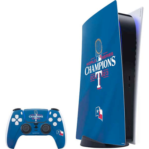 2023 World Series Champions Texas Rangers PlayStation PS5 Skins