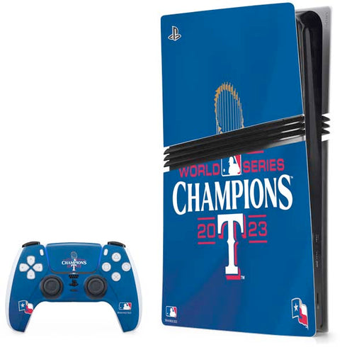 2023 World Series Champions Texas Rangers PlayStation PS5 Skins