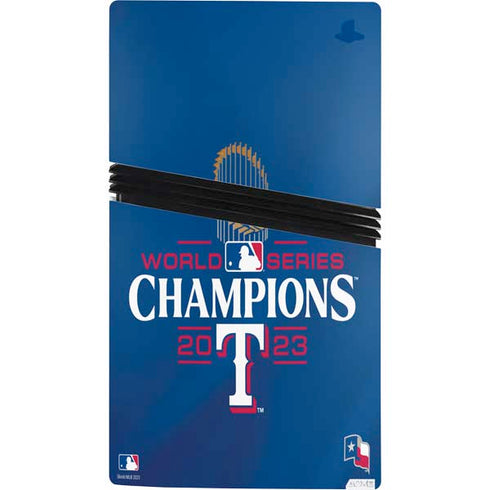 2023 World Series Champions Texas Rangers PS5 Pro Bundle Skin