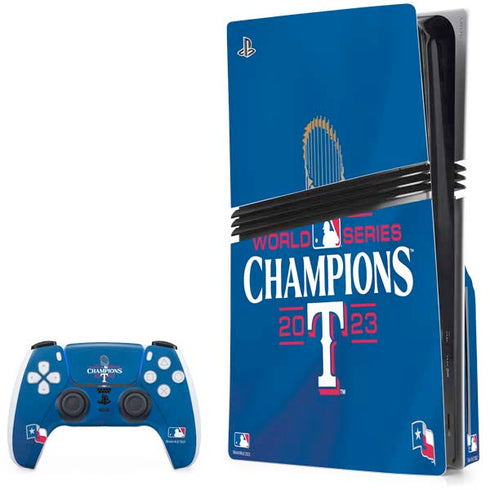 2023 World Series Champions Texas Rangers PlayStation PS5 Skins