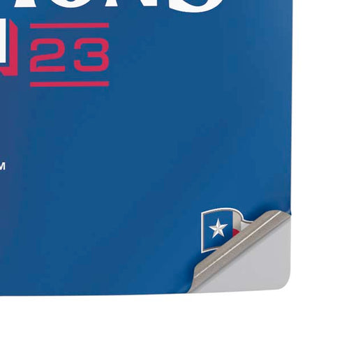 2023 World Series Champions Texas Rangers PS5 Pro Disk Console Skin