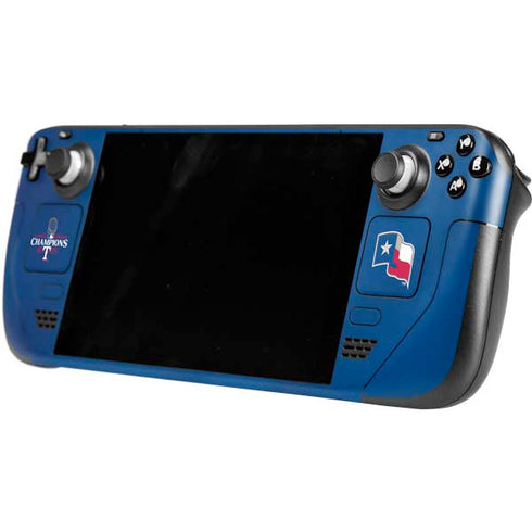 2023 World Series Champions Texas Rangers Steam Deck Handheld Gaming Computer OLED Skin