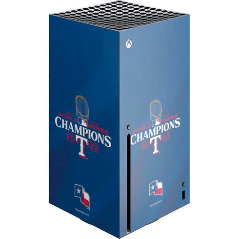 2023 World Series Champions Texas Rangers Xbox Series X Skins