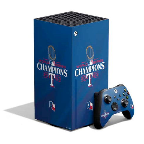 2023 World Series Champions Texas Rangers XBox Series X Digital Edition Bundle Skin
