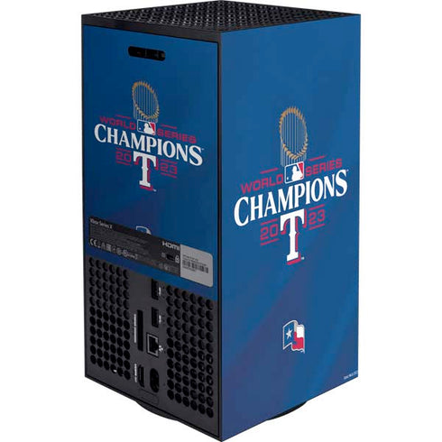 2023 World Series Champions Texas Rangers XBox Series X Digital Edition Bundle Skin