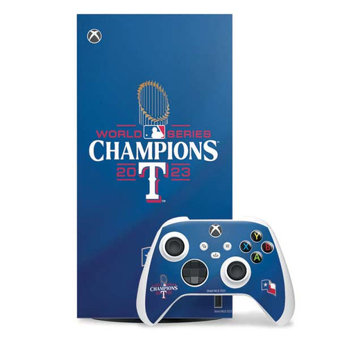 2023 World Series Champions Texas Rangers Xbox Series X Skins