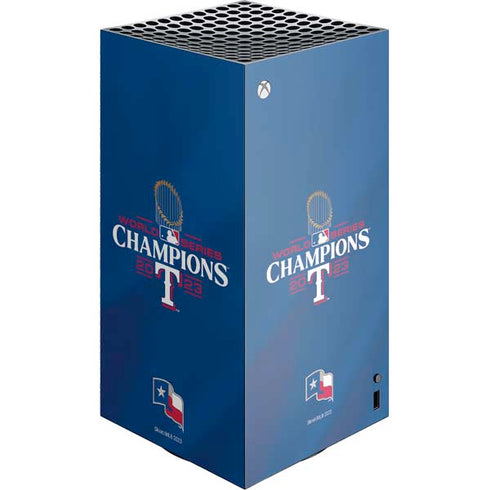 2023 World Series Champions Texas Rangers XBox Series X Digital Edition Console Skin