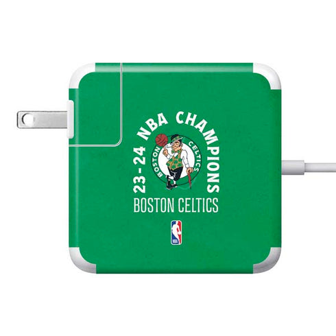 2024 NBA Champions Boston Celtics 85W Power Adapter (15 and 17 inch MacBook Pro Charger) Skin