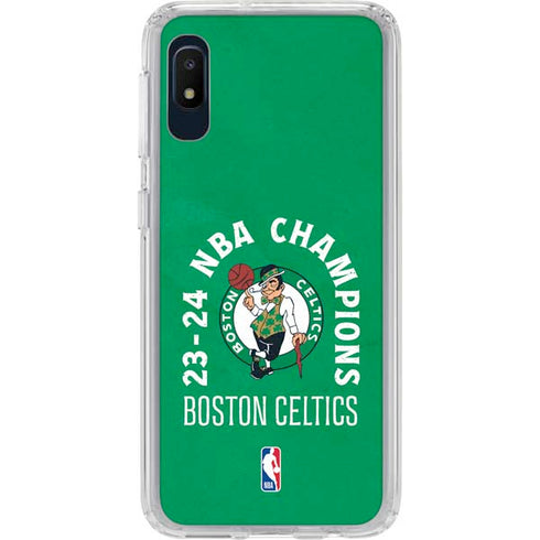 2024 NBA Champions Boston Celtics Galaxy A10e Clear Case