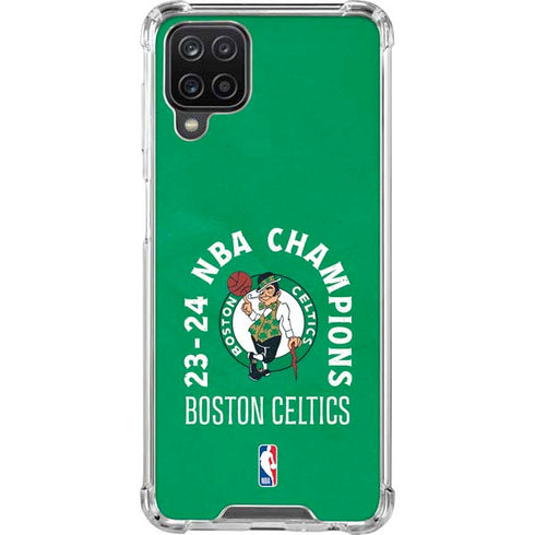 2024 NBA Champions Boston Celtics Galaxy A12 Clear Case