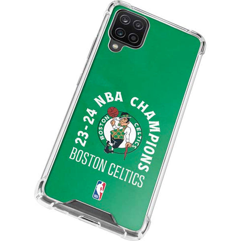 2024 NBA Champions Boston Celtics Galaxy A12 Clear Case