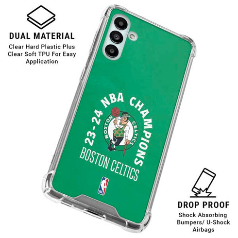 2024 NBA Champions Boston Celtics Galaxy A13 5G Clear Case
