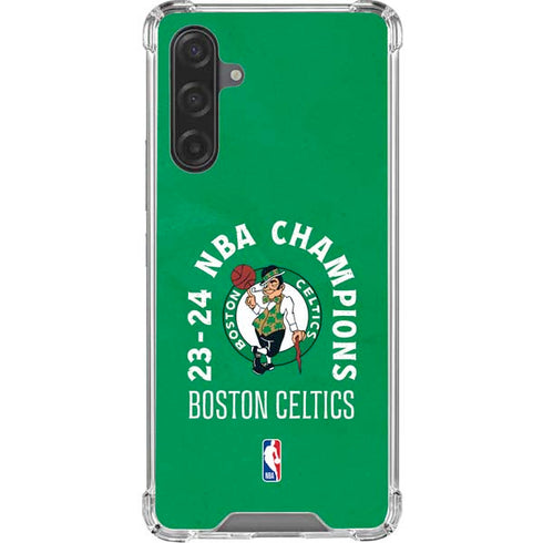 2024 NBA Champions Boston Celtics Galaxy A17 Clear Case