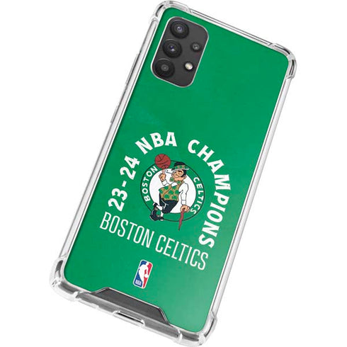 2024 NBA Champions Boston Celtics Galaxy A32 5G Clear Case