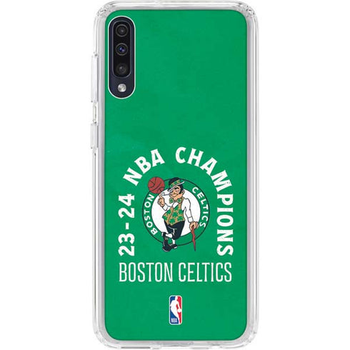 2024 NBA Champions Boston Celtics Galaxy A50 Clear Case