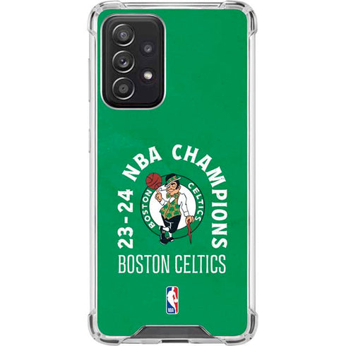 2024 NBA Champions Boston Celtics Galaxy A52 5G Clear Case
