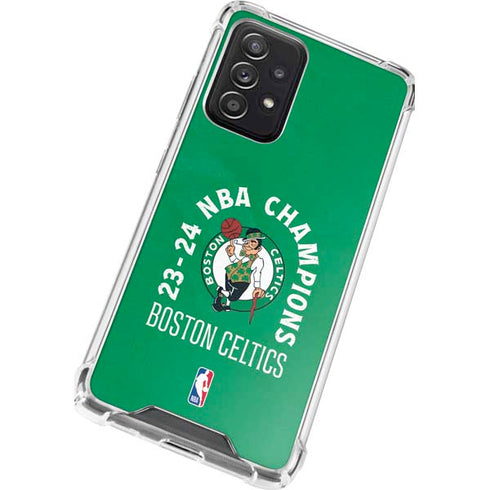 2024 NBA Champions Boston Celtics Galaxy A52 5G Clear Case