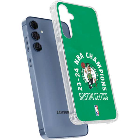 2024 NBA Champions Boston Celtics Galaxy A55 5G Clear Case