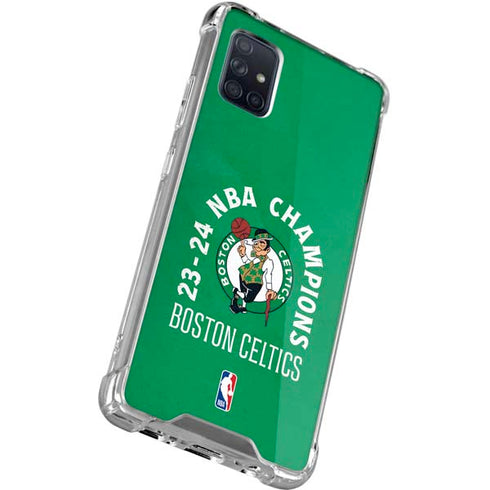 2024 NBA Champions Boston Celtics Galaxy A71 5G Clear Case
