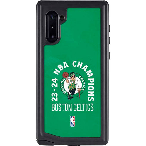2024 NBA Champions Boston Celtics Galaxy Note 10 Waterproof Case